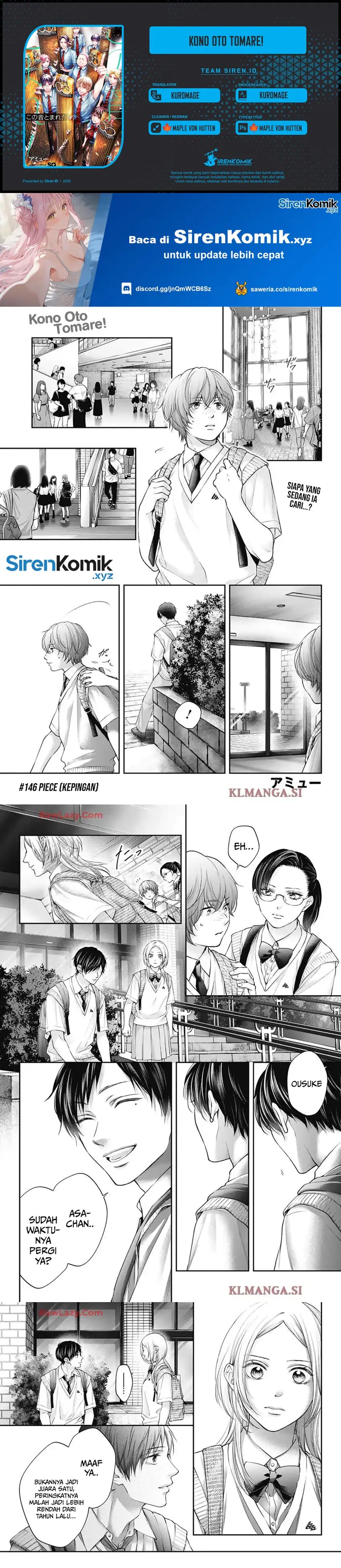 Kono Oto Tomare! Chapter 146 Gambar 1